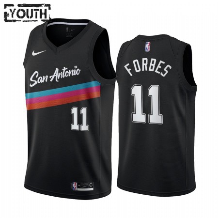 Kinder NBA San Antonio Spurs Trikot Bryn Forbes 11 2020-21 City Edition Swingman
